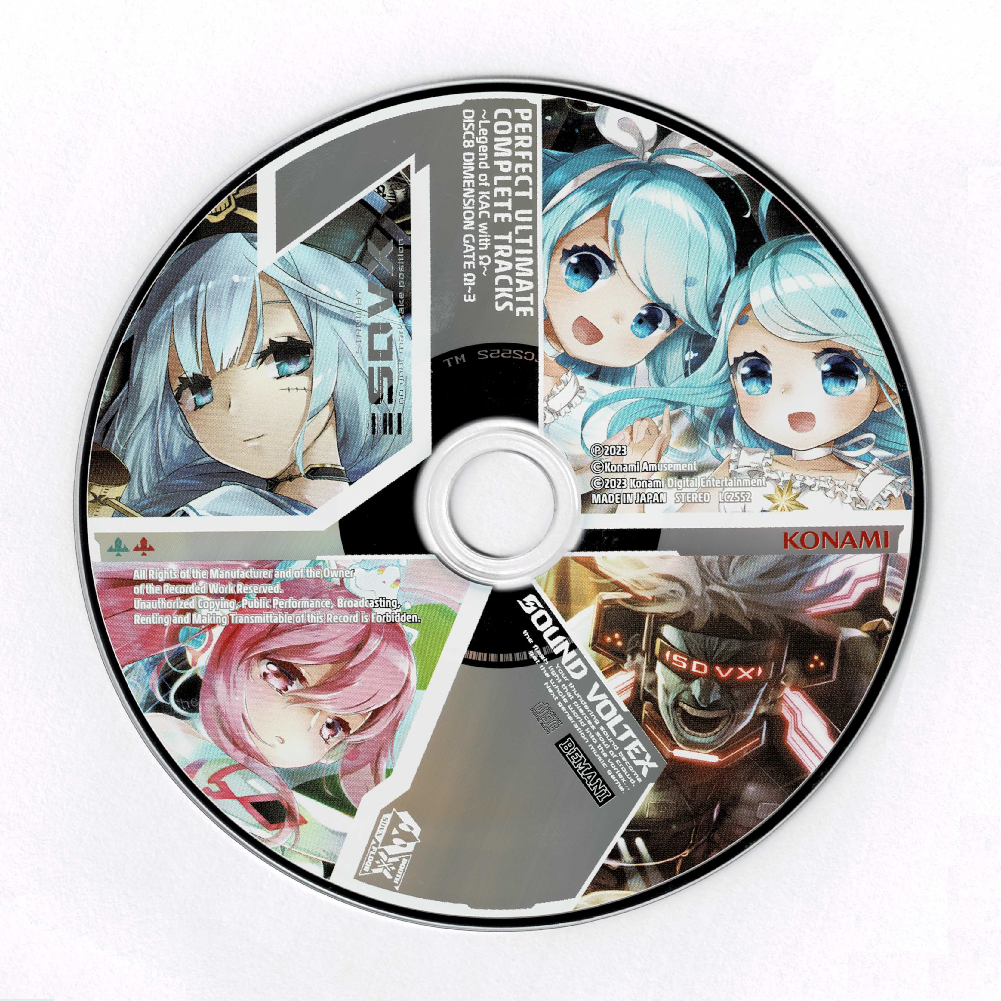 SOUND VOLTEX PERFECT ULTIMATE COMPLETE TRACKS ~Legend of KAC SOUND VOLTEX PERFECT ULTIMATE COMPLETE TRACKS ~Legend of KAC